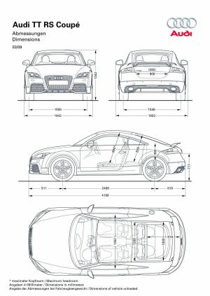 Audi TT RS Coupe 2009 года  (WW)